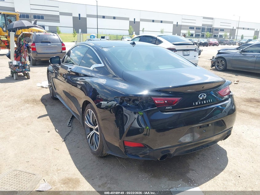 2020 Infiniti Q60 VIN JN1EV7EL2LM380042 IAAI salvage auction — RIGHT FRONT, Salvage (Texas), sold $6,450 on 2026-07-07 (photo 3)