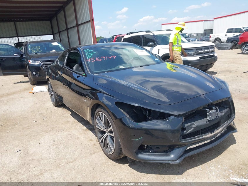 2020 Infiniti Q60 VIN JN1EV7EL2LM380042 IAAI salvage auction — RIGHT FRONT, Salvage (Texas), sold $6,450 on 2026-07-07 (photo 6)