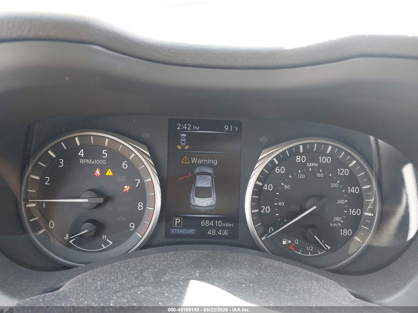 2020 Infiniti Q60 VIN JN1EV7EL2LM380042 IAAI salvage auction — RIGHT FRONT, Salvage (Texas), sold $6,450 on 2026-07-07 (photo 7)
