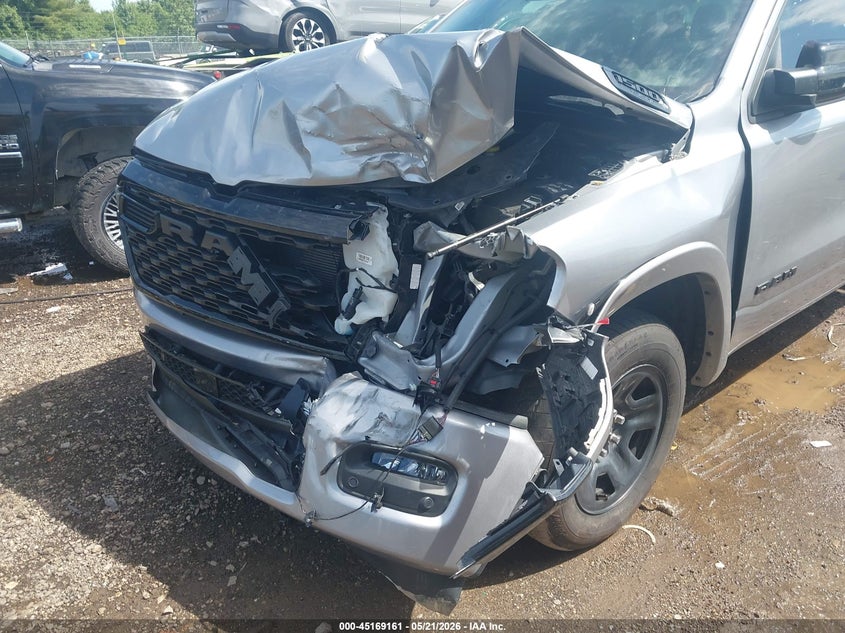 2025 Ram 1500 VIN 1C6SRFFP9SN501326 IAAI salvage auction — FRONT END, Wait Title, sold $9,000 on 2026-09-02 (photo 6)