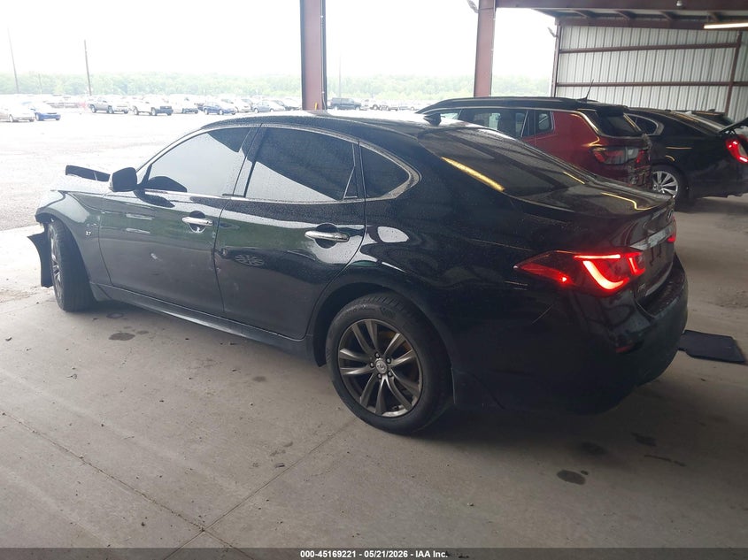 2016 Infiniti Q70 VIN JN1BY1AR6GM270585 IAAI salvage auction — FRONT END, Salvage - Greater Than 75% (Maryland), sold $3,000 on 2026-07-13 (photo 3)