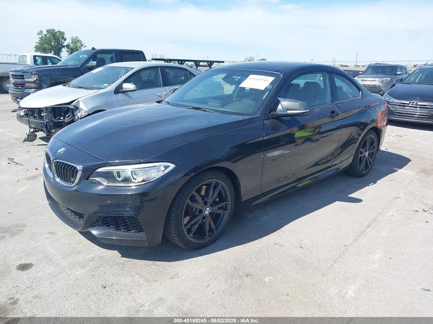 2016 BMW M2 VIN WBA1J9C53GV371564 IAAI salvage auction — HAIL, Salvage Title, sold $5,225 on 2026-07-21 (photo 2)