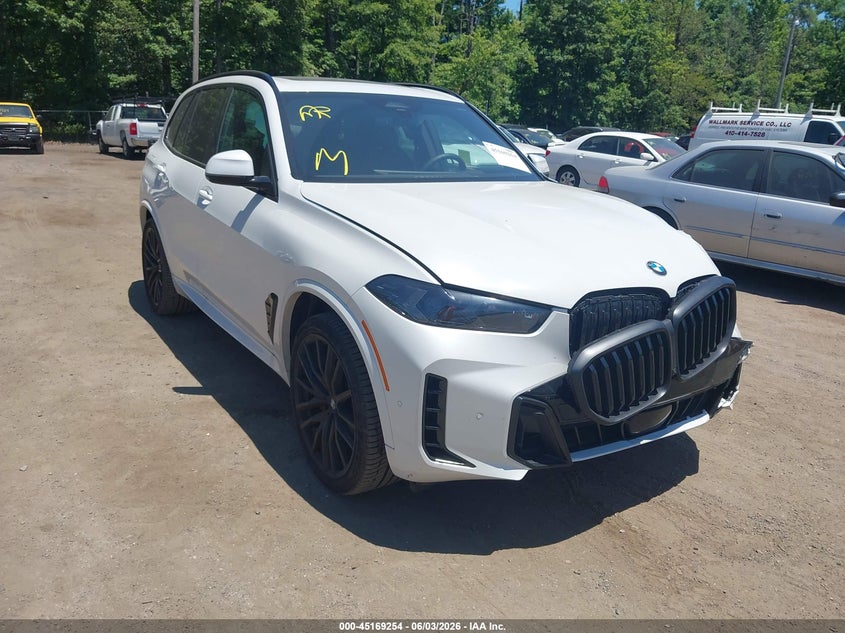2026 BMW X5 VIN 5UX23EU02T9274919 IAAI salvage auction — LEFT FRONT, Salvage Title, sold $33,250 on 2026-07-30 (photo 1)