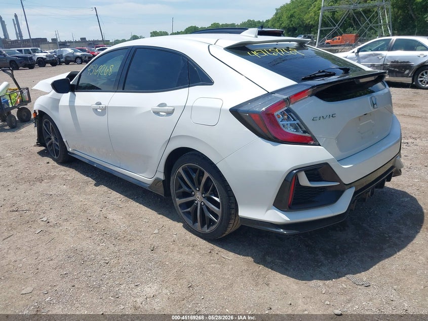 2021 Honda Civic VIN SHHFK7H41MU228048 IAAI salvage auction — FRONT END, Salvage Title, sold $2,850 on 2026-07-15 (photo 3)