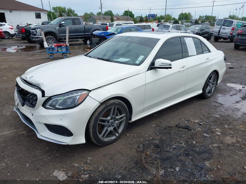 2014 Mercedes-benz E-klasse VIN WDDHF9BB2EA911569 IAAI salvage auction — FRONT END, Mv-907A (New York), sold $4,000 on 2026-07-08 (photo 2)