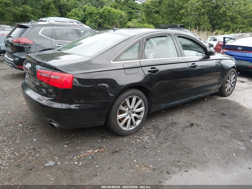 2014 Audi A6 VIN WAUFGAFC5EN026677 IAAI salvage auction — FRONT END, Clear (Virginia), sold $375 on 2026-07-11 (photo 4)