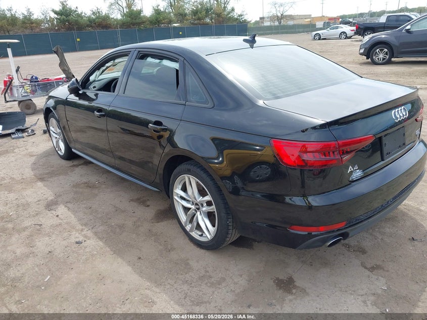2017 Audi A4 VIN WAUDNAF46HN051209 IAAI salvage auction — FRONT END, Clear (Indiana), sold $1,850 on 2026-07-14 (photo 3)