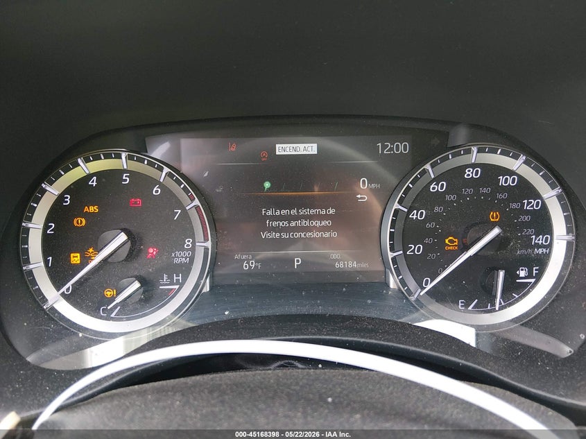 2022 Toyota Highlander VIN 5TDGZRBH9NS244519 IAAI salvage auction — FRONT END, Salvage (Massachusetts), sold $12,400 on 2026-07-21 (photo 7)