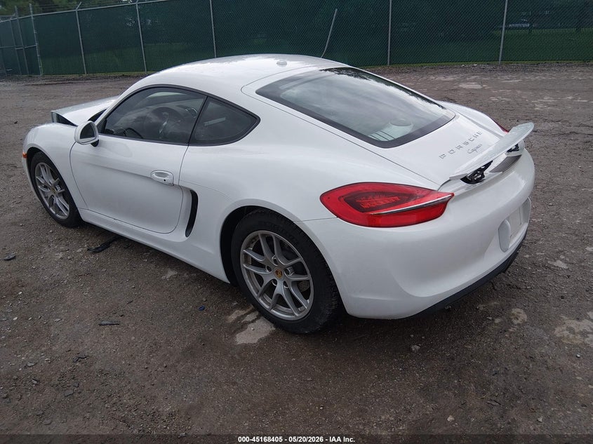 2016 Porsche Cayman VIN WP0AA2A83GK170076 IAAI salvage auction — FRONT END, Salvage (Kentucky), sold $13,600 on 2026-07-27 (photo 3)