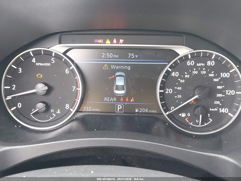 2025 Nissan Altima VIN 1N4BL4DV7SN420136 IAAI salvage auction — FRONT END, Original (Texas), sold $8,400 on 2026-07-29 (photo 7)