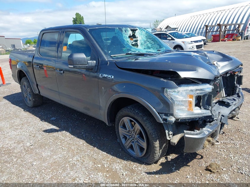2020 Ford F-150 VIN 1FTEW1EP3LKD58914 IAAI salvage auction — FRONT END, Salvage (Montana), sold $3,900 on 2026-07-24 (photo 1)