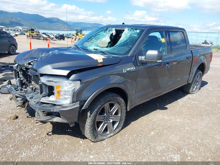 2020 Ford F-150 VIN 1FTEW1EP3LKD58914 IAAI salvage auction — FRONT END, Salvage (Montana), sold $3,900 on 2026-07-24 (photo 2)