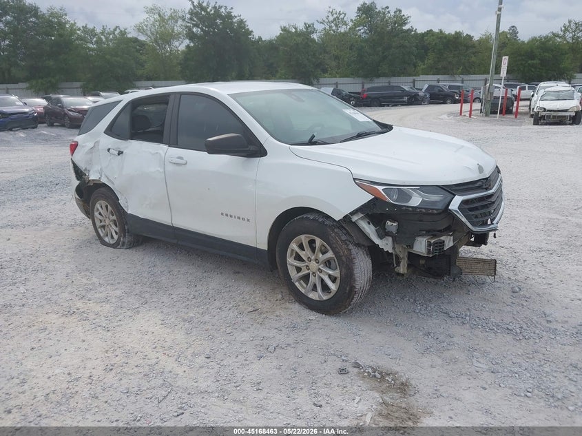 2020 Chevrolet Equinox VIN 3GNAXHEV8LS550330 IAAI salvage auction — RIGHT SIDE, Certificate Of Destruction (Florida), sold $1,250 on 2026-07-21 (photo 1)