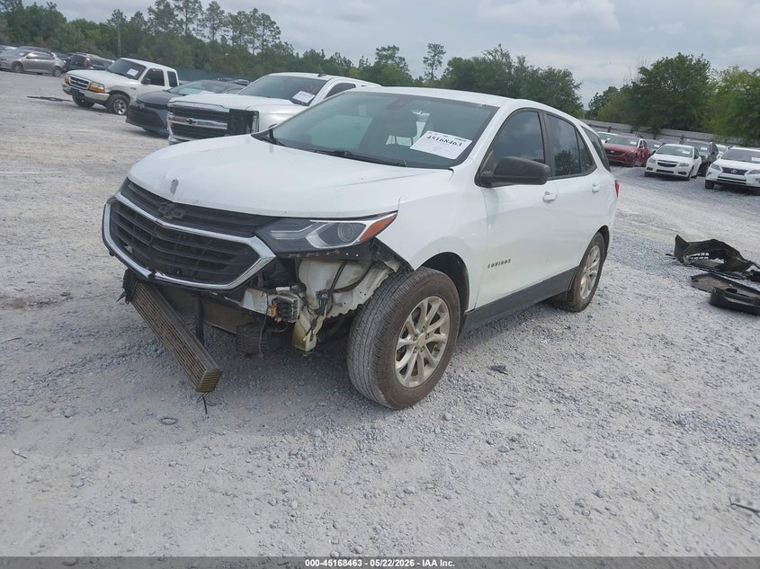 2020 Chevrolet Equinox VIN 3GNAXHEV8LS550330 IAAI salvage auction — RIGHT SIDE, Certificate Of Destruction (Florida), sold $1,250 on 2026-07-21 (photo 2)