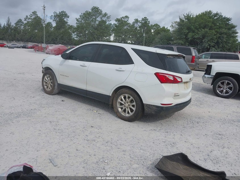 2020 Chevrolet Equinox VIN 3GNAXHEV8LS550330 IAAI salvage auction — RIGHT SIDE, Certificate Of Destruction (Florida), sold $1,250 on 2026-07-21 (photo 3)