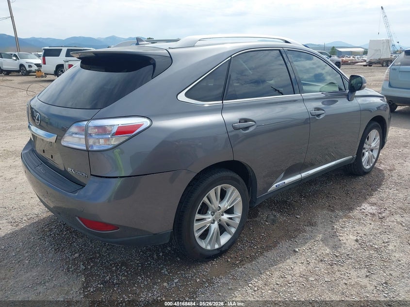 2012 Lexus Rx VIN JTJBC1BA3C2426055 IAAI salvage auction — LEFT SIDE, Salvage (Montana), sold $2,750 on 2026-07-15 (photo 4)