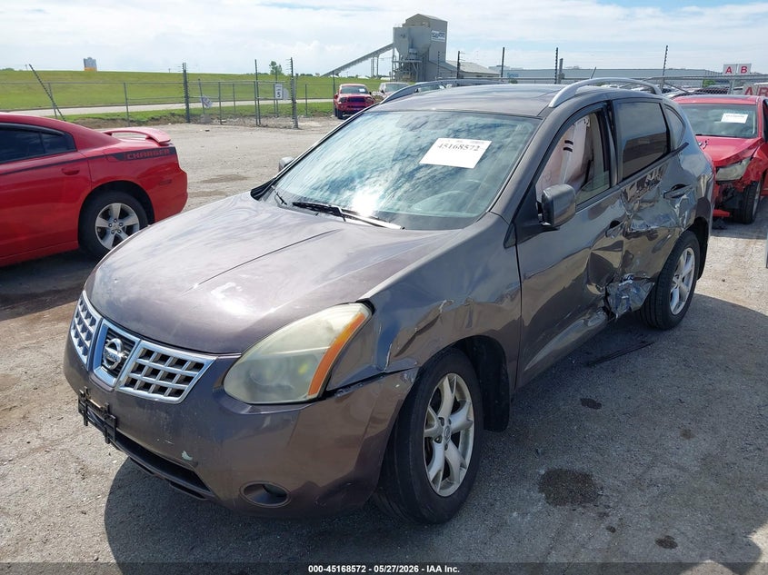 2009 Nissan Rogue VIN JN8AS58V59W443187 IAAI salvage auction — LEFT SIDE, Salvage (Illinois), sold $375 on 2026-07-15 (photo 2)