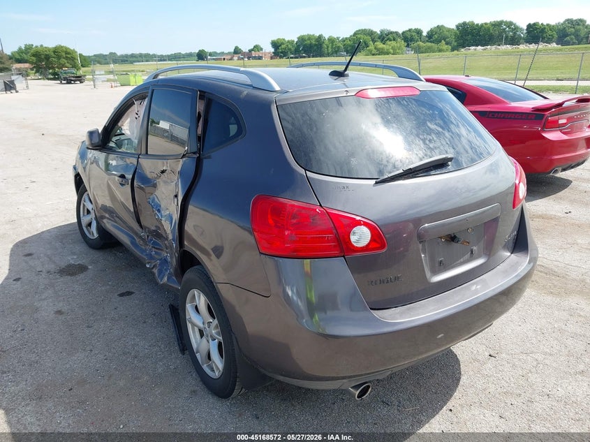 2009 Nissan Rogue VIN JN8AS58V59W443187 IAAI salvage auction — LEFT SIDE, Salvage (Illinois), sold $375 on 2026-07-15 (photo 3)