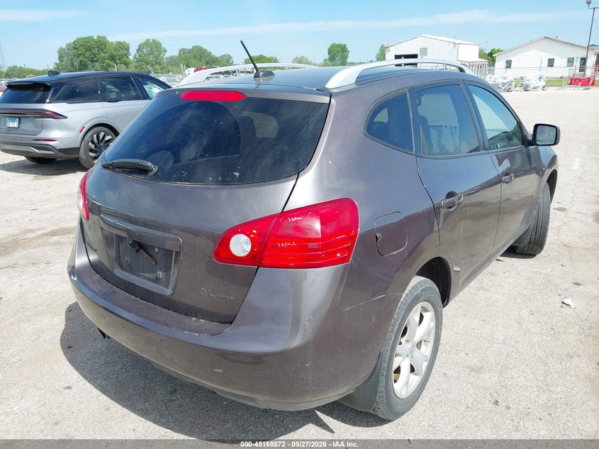 2009 Nissan Rogue VIN JN8AS58V59W443187 IAAI salvage auction — LEFT SIDE, Salvage (Illinois), sold $375 on 2026-07-15 (photo 4)