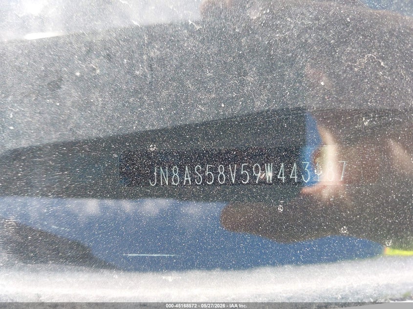 2009 Nissan Rogue VIN JN8AS58V59W443187 IAAI salvage auction — LEFT SIDE, Salvage (Illinois), sold $375 on 2026-07-15 (photo 9)