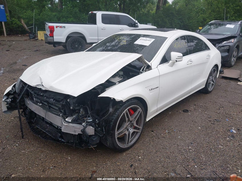 2013 Mercedes-benz Cls-class VIN WDDLJ7EBXDA085500 IAAI salvage auction — FRONT END, Clear (Indiana), sold $11,550 on 2026-07-08 (photo 2)