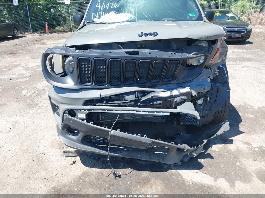 2022 Jeep Renegade VIN ZACNJDE14NPN91153 IAAI salvage auction — FRONT END, Salvage Title, sold $1,125 on 2026-08-11 (photo 6)