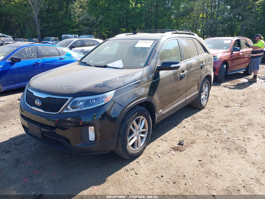 2015 Kia Sorento VIN 5XYKTCA61FG608049 IAAI salvage auction — FRONT END, Salvage (Pennsylvania), sold $1,050 on 2026-07-14 (photo 2)