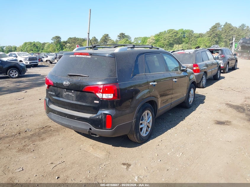 2015 Kia Sorento VIN 5XYKTCA61FG608049 IAAI salvage auction — FRONT END, Salvage (Pennsylvania), sold $1,050 on 2026-07-14 (photo 4)