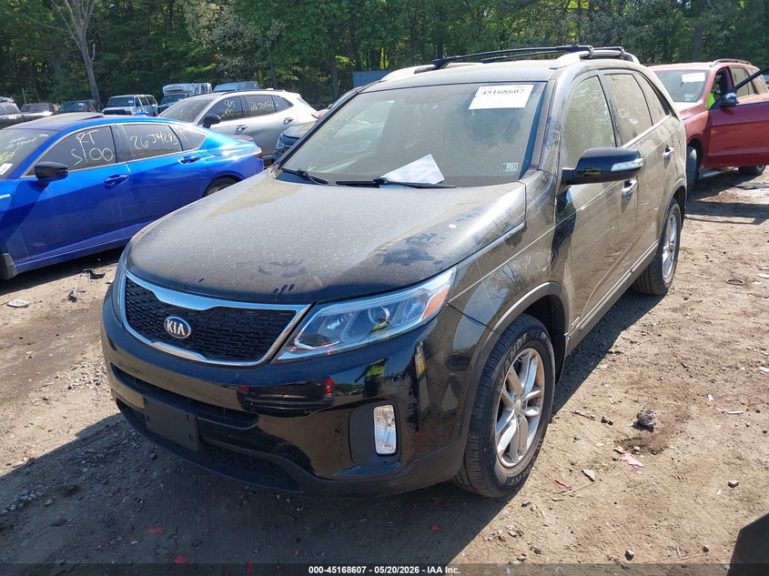 2015 Kia Sorento VIN 5XYKTCA61FG608049 IAAI salvage auction — FRONT END, Salvage (Pennsylvania), sold $1,050 on 2026-07-14 (photo 6)