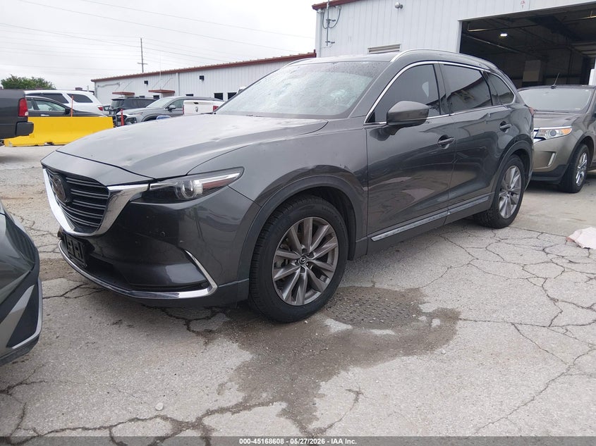 2021 Mazda Cx-9 VIN JM3TCBDY9M0525264 IAAI salvage auction — HAIL, Salvage Title, sold $9,650 on 2026-07-20 (photo 2)