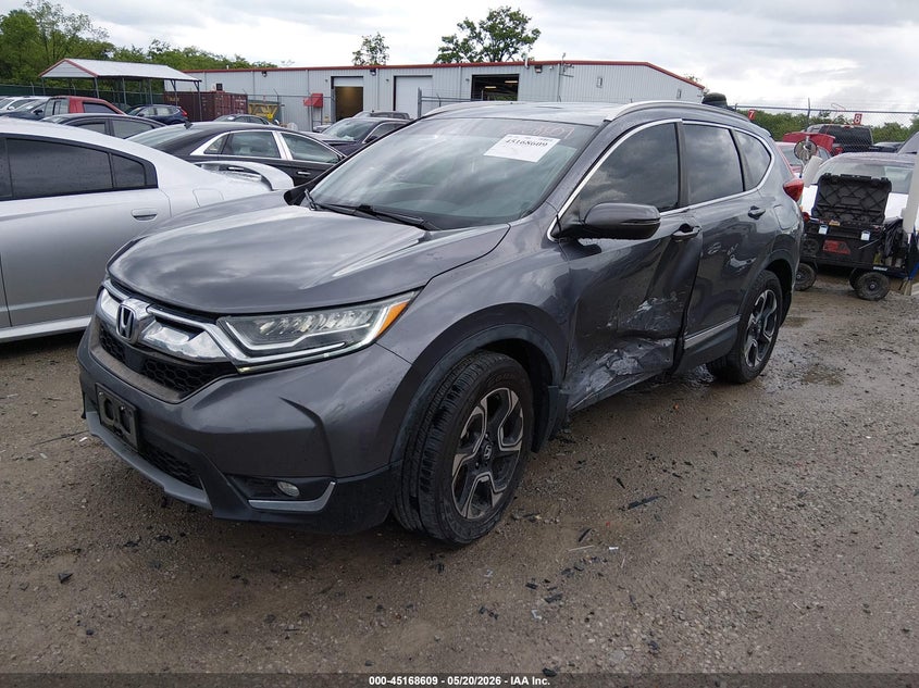 2018 Honda Cr-v VIN 7FARW2H93JE083449 IAAI salvage auction — SIDE, Salvage Title, sold $5,300 on 2026-08-01 (photo 2)