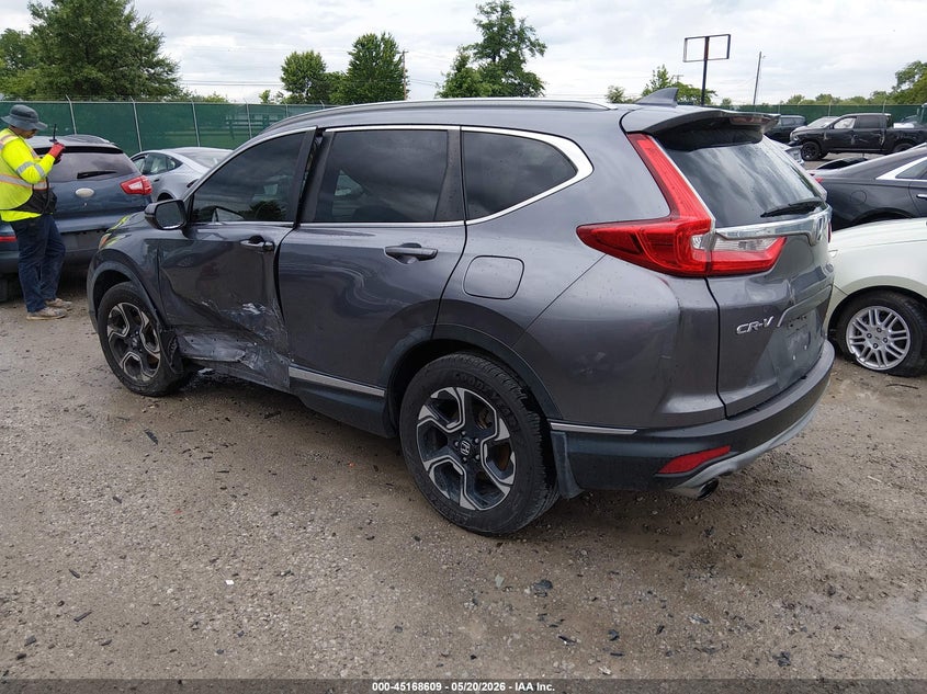 2018 Honda Cr-v VIN 7FARW2H93JE083449 IAAI salvage auction — SIDE, Salvage Title, sold $5,300 on 2026-08-01 (photo 3)