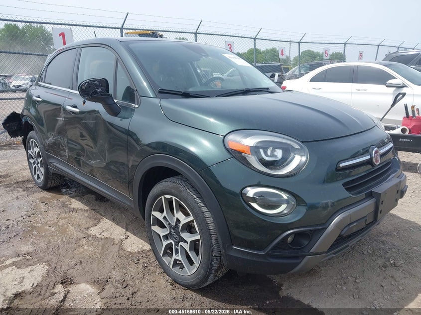 2019 Fiat 500x VIN ZFBNFYD13KP799193 IAAI salvage auction — RIGHT SIDE, Mv-907A (New York), sold $3,975 on 2026-07-09 (photo 1)