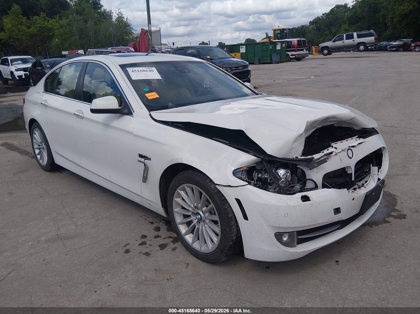 2011 BMW 5 series VIN WBAFU7C54BC778721 IAAI salvage auction — FRONT END, Certificate Of Title (Nebraska), sold $1,050 on 2026-07-08 (photo 1)