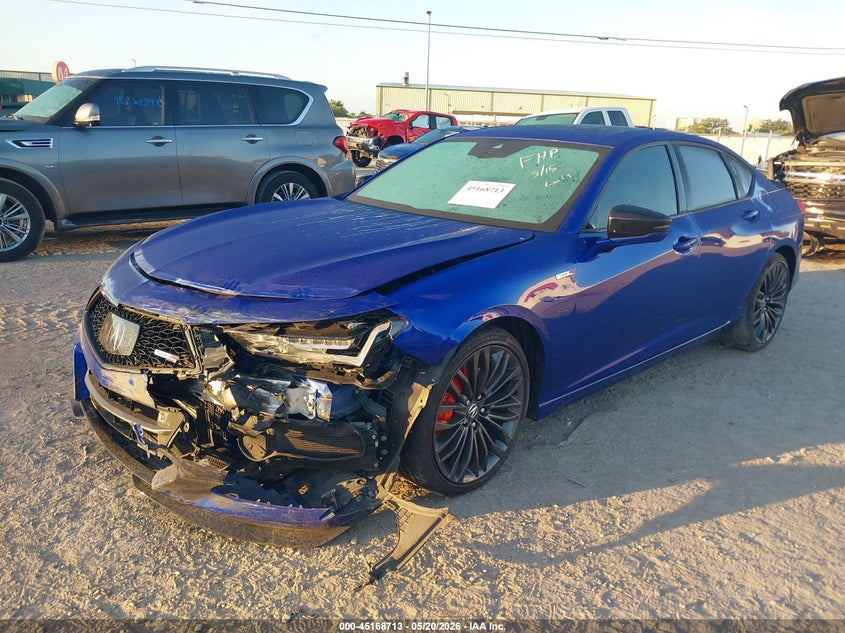 2021 Acura Tlx VIN 19UUB7F09MA001368 IAAI salvage auction — FRONT END, Rebuildable (Florida), sold $9,700 on 2026-07-15 (photo 2)