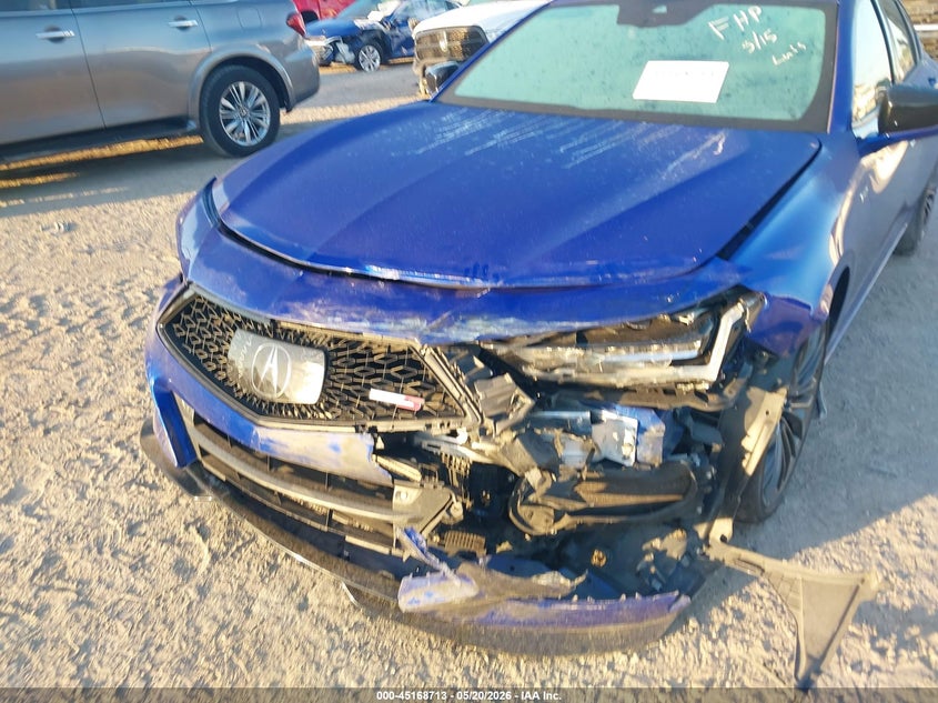 2021 Acura Tlx VIN 19UUB7F09MA001368 IAAI salvage auction — FRONT END, Rebuildable (Florida), sold $9,700 on 2026-07-15 (photo 6)