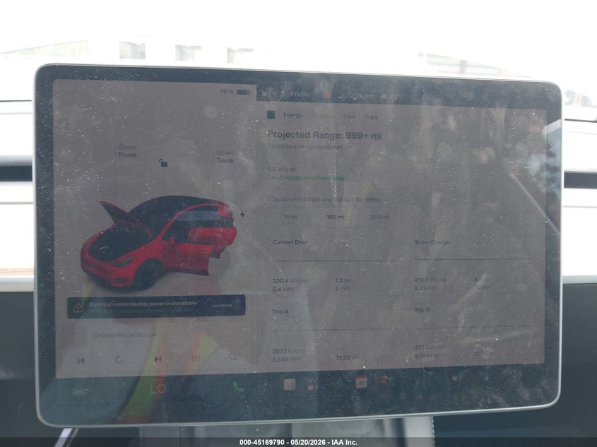 2023 Tesla Model y VIN 7SAYGAEE5PF854991 IAAI salvage auction — REAR END, Rebuildable (Florida), sold $9,200 on 2026-07-23 (photo 7)