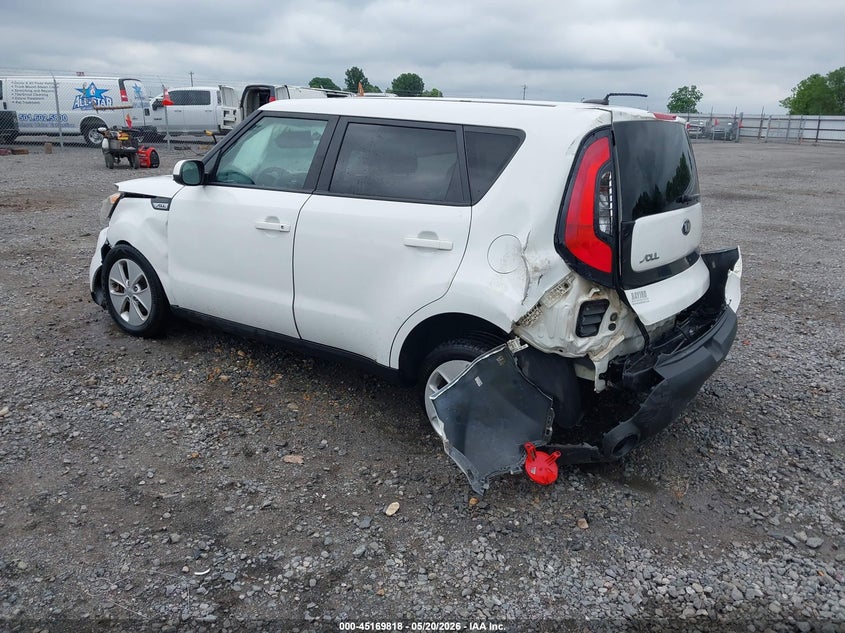 2016 Kia Soul VIN KNDJN2A2XG7344101 IAAI salvage auction — FRONT & REAR, Clear (Arkansas), sold $650 on 2026-07-08 (photo 3)