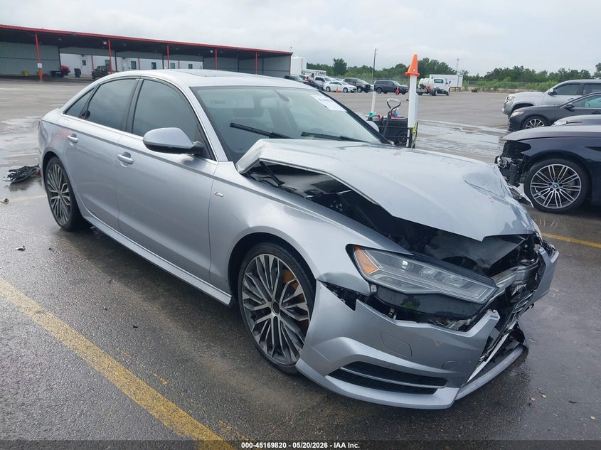 2016 Audi A6 VIN WAUGFAFC6GN068009 IAAI salvage auction — FRONT END, Salvage (Texas), sold $1,275 on 2026-07-23 (photo 1)