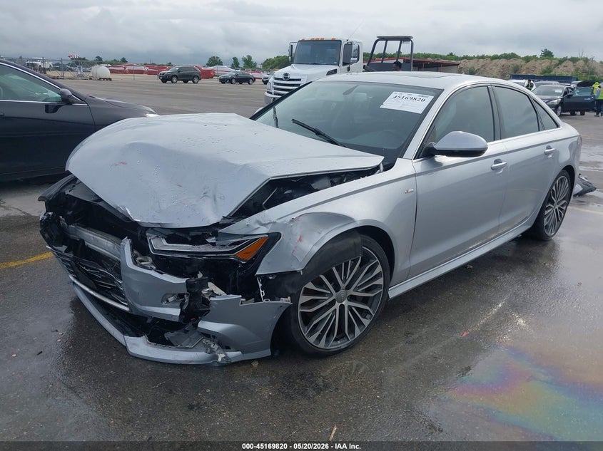 2016 Audi A6 VIN WAUGFAFC6GN068009 IAAI salvage auction — FRONT END, Salvage (Texas), sold $1,275 on 2026-07-23 (photo 2)