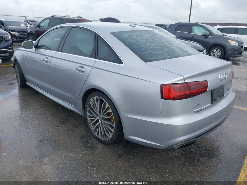 2016 Audi A6 VIN WAUGFAFC6GN068009 IAAI salvage auction — FRONT END, Salvage (Texas), sold $1,275 on 2026-07-23 (photo 3)