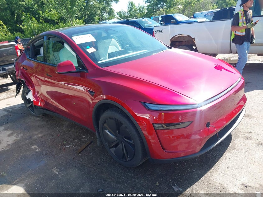2026 Tesla Model y VIN 7SAYGDEE9TA431789 IAAI salvage auction — RIGHT REAR, Salvage (Missouri), sold $18,500 on 2026-07-08 (photo 1)