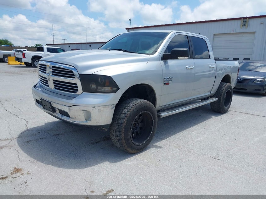 2014 Ram 1500 VIN 1C6RR7LM4ES288287 IAAI salvage auction — HAIL, Salvage Title, sold $3,100 on 2026-07-27 (photo 2)