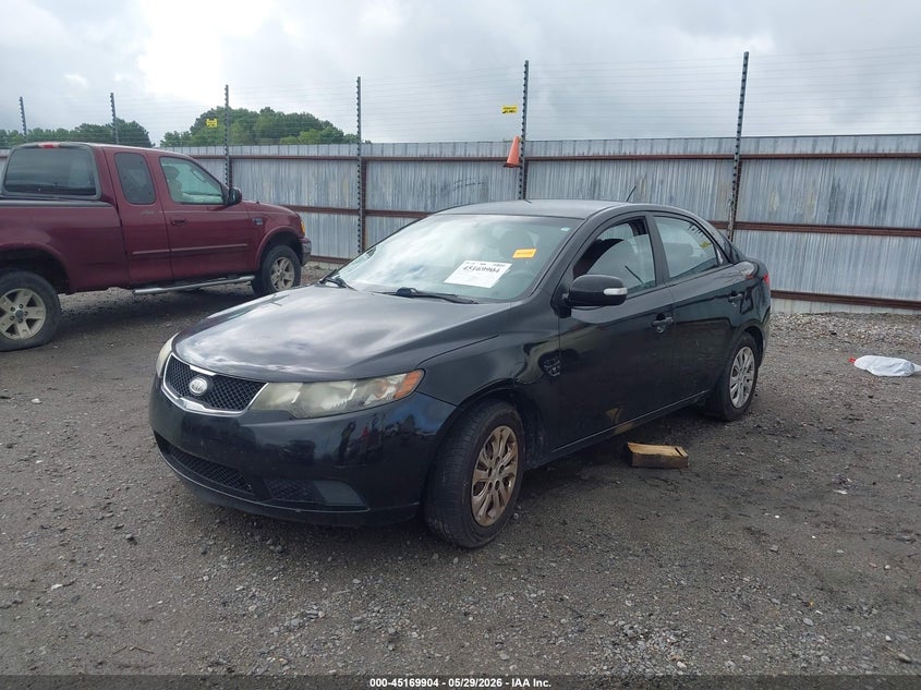 2010 Kia Forte VIN KNAFU4A2XA5829469 IAAI salvage auction — RIGHT SIDE, Salvage (Arkansas), sold $400 on 2026-07-08 (photo 2)