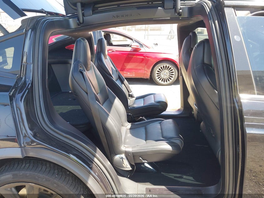 2017 Tesla Model x VIN 5YJXCBE24HF077298 IAAI salvage auction — LEFT FRONT, Salvage (California), sold $7,600 on 2026-07-16 (photo 8)