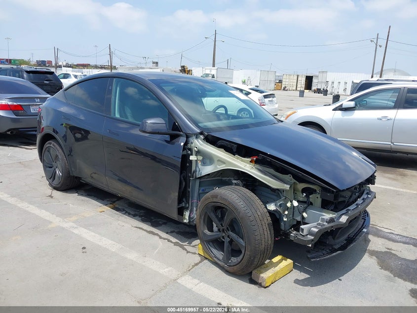 2026 Tesla Model y VIN 7SAYGDED8TF431020 IAAI salvage auction — FRONT END, Salvage (California), sold $20,450 on 2026-07-09 (photo 1)