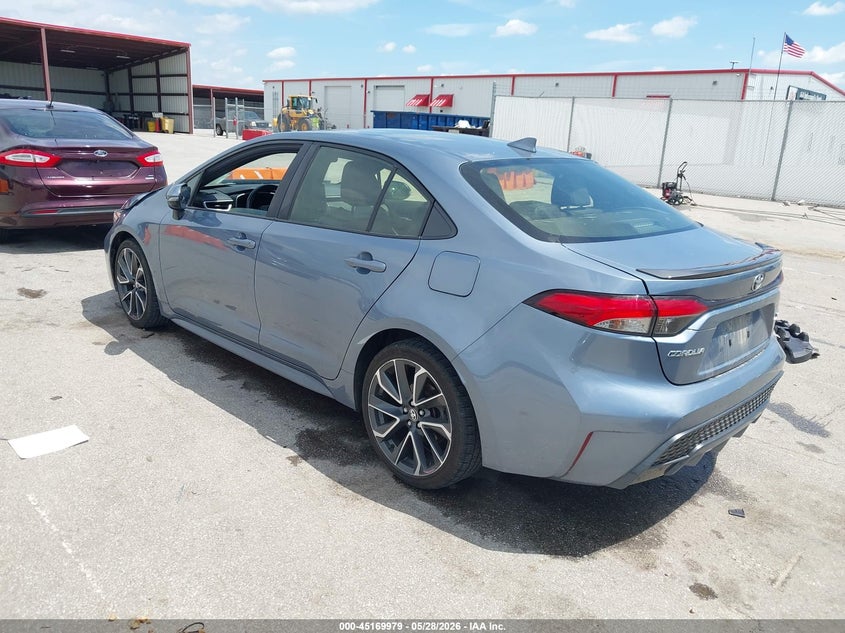 2021 Toyota Corolla VIN JTDT4MCE5MJ067337 IAAI salvage auction — RIGHT FRONT, Salvage (Indiana), sold $6,750 on 2026-07-09 (photo 3)