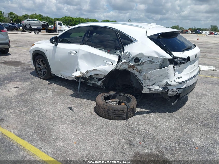 2019 Lexus Nx VIN JTJYARBZ0K2147861 IAAI salvage auction — SIDE, Certificate Of Destruction (Florida), sold $3,700 on 2026-07-11 (photo 3)