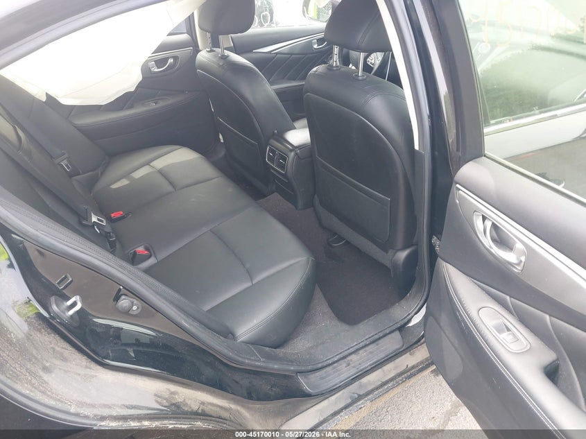 2017 Infiniti Q50 VIN JN1EV7ARXHM840601 IAAI salvage auction — LEFT SIDE, Salvage Title, sold $3,675 on 2026-07-16 (photo 8)
