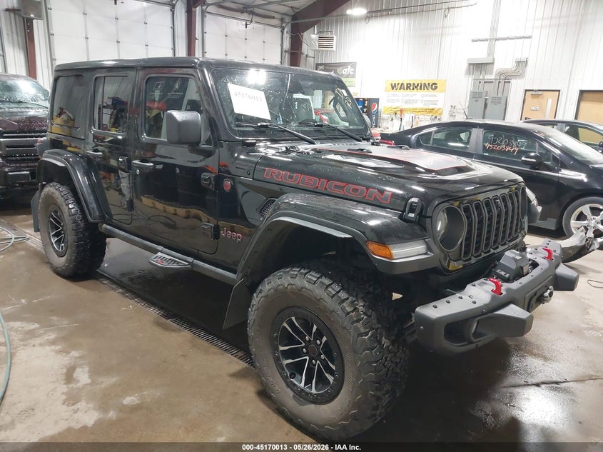 2024 Jeep Wrangler / VIN 1C4RJXFG0RW280076 IAAI salvage auction — LEFT SIDE, Salvage (North Dakota), sold $20,725 on 2026-07-09 (photo 1)